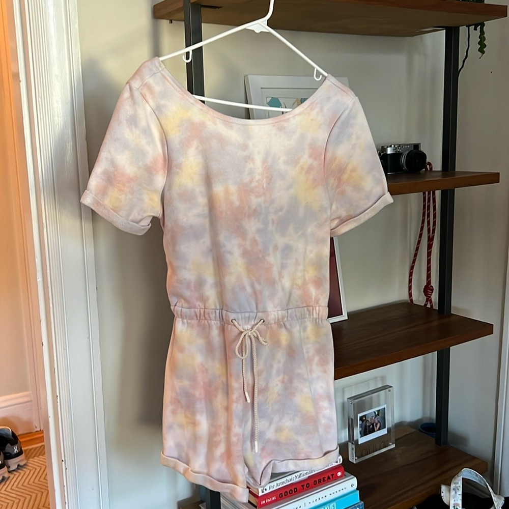Pastel Tyedye Cotton Romper - Picture 1 of 5